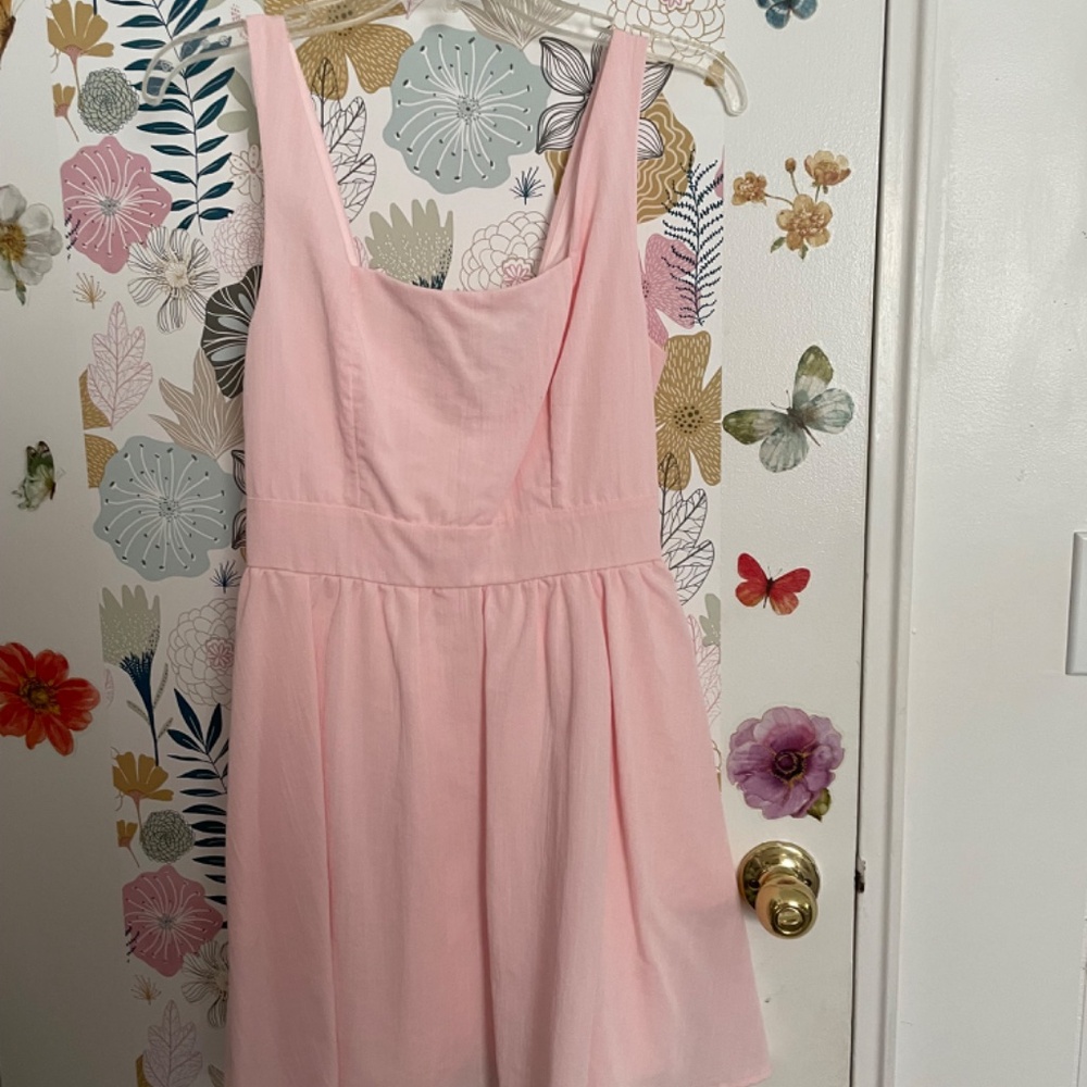 Francesca’s  sleeveless pink mini dress size S